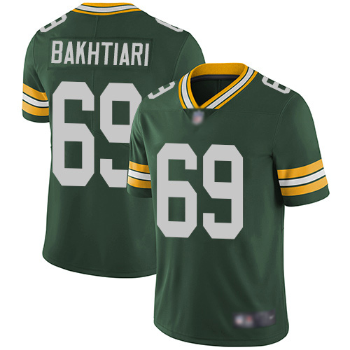 Green Bay Packers Limited Green Men 69 Bakhtiari David Home Jersey Nike NFL Vapor Untouchable